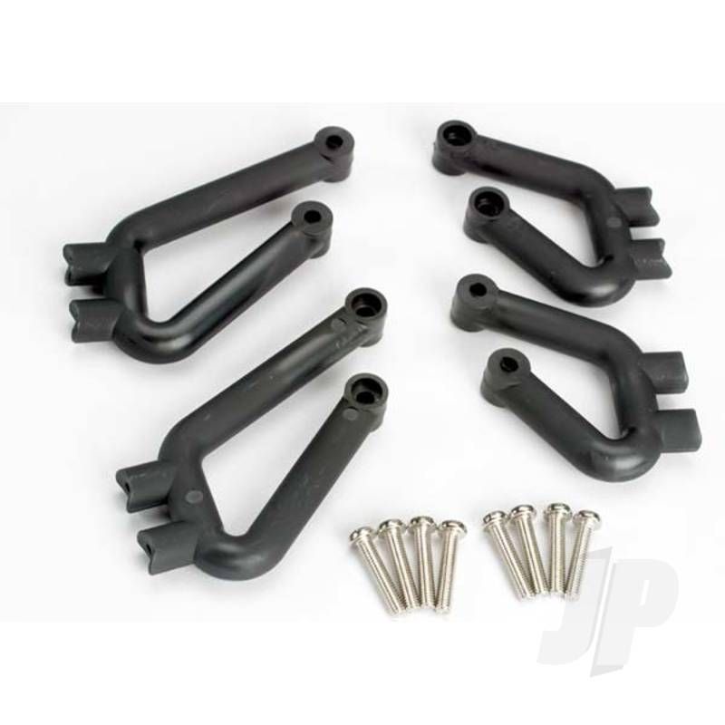 Traxxas Bumper Mounts, Front (Left &amp; Right) / Bumper Mounts, Rear (Left &amp; Right) / 3X12Mm Rhm Screws (8 Pcs) (TRX4936)