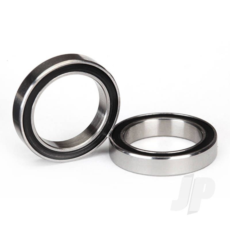 Traxxas Ball Bearings, Black Rubber Sealed (15X21X4Mm) (2 Pcs) (TRX5102A)