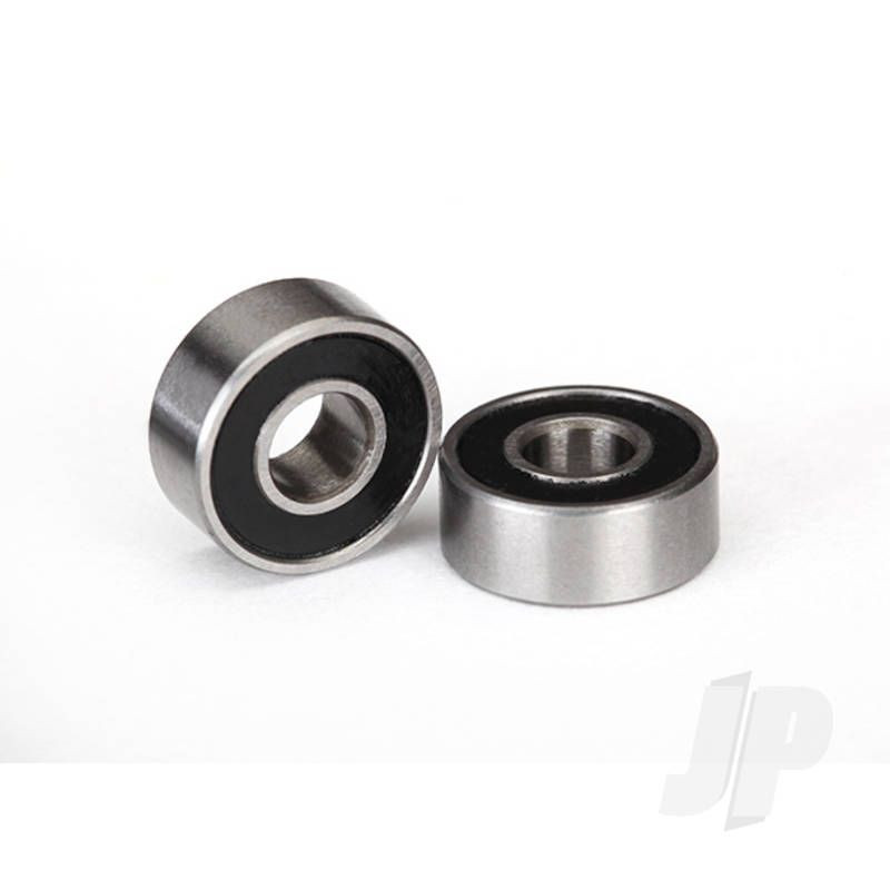 Traxxas Ball Bearings, Black Rubber Sealed (4X10X4Mm) (2 Pcs) (TRX5104A)