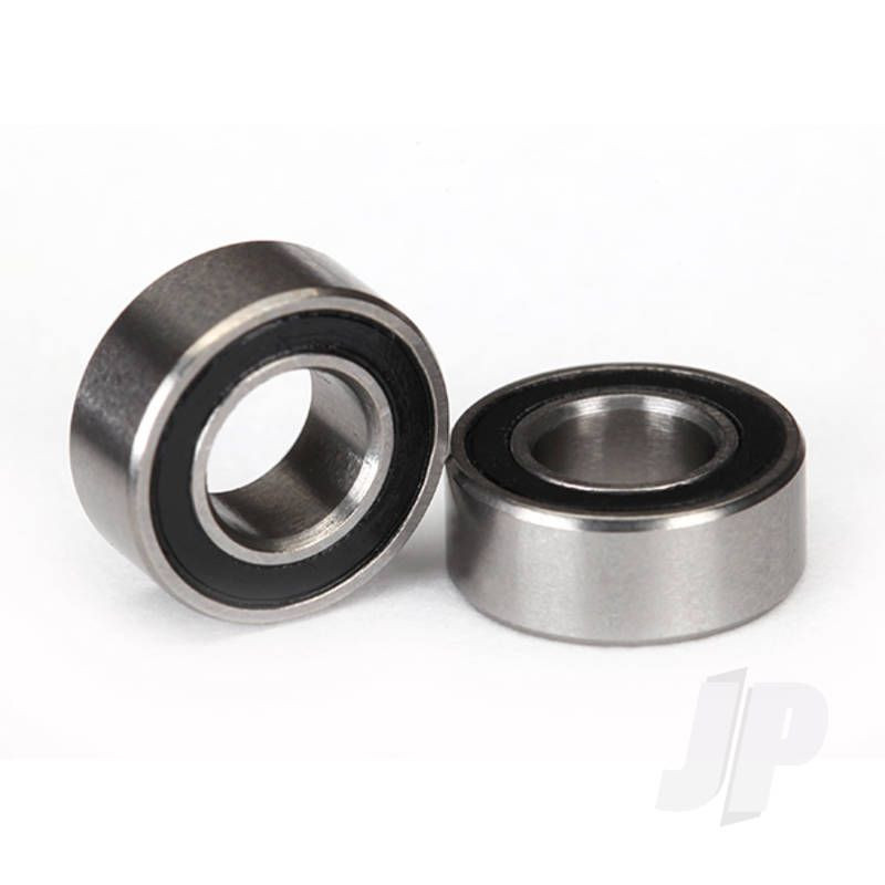 Traxxas Ball Bearings, Black Rubber Sealed (5X10X4Mm) (2 Pcs) (TRX5115A)