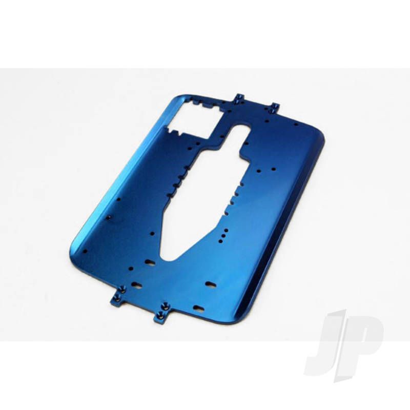 Traxxas Chassis, 6061-T6 Aluminium (4.0Mm) (Blue) (Standard Replacement For All Maxx Series) (TRX5122R)