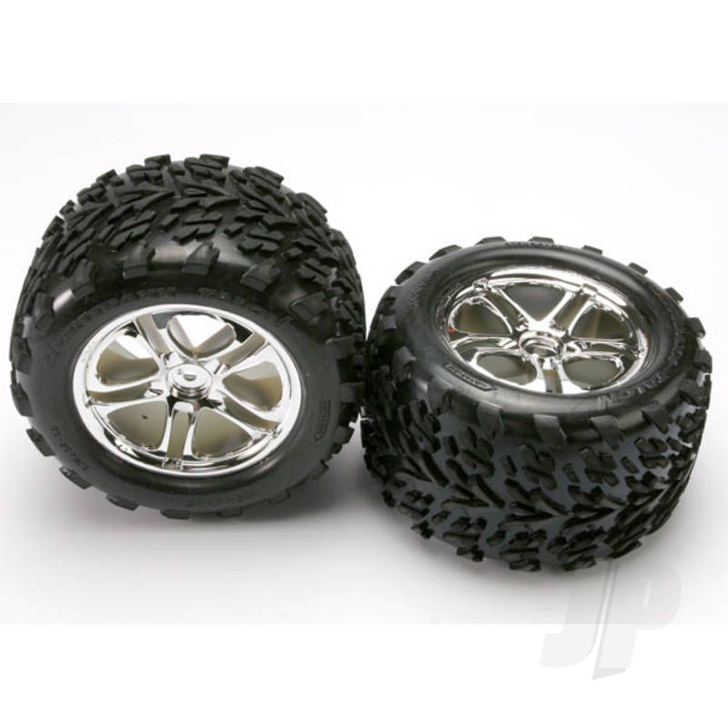 Traxxas Tyres And Wheels, Assembled Glued Talon Tyres (2 Pcs) (TRX5174)