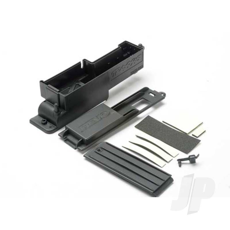 Traxxas Electronics Box, Right / Box Cover / Charge Jack Plug (Rubber) / Foam Padding And Adhesive (TRX5324)