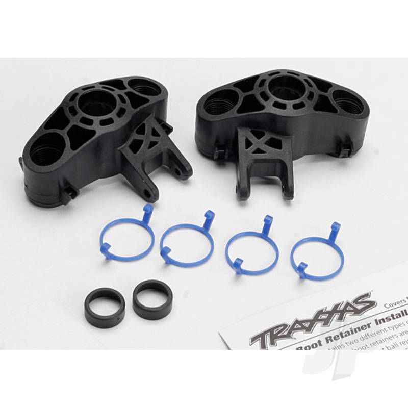 Traxxas Axle Carriers, Left &amp; Right (1 Each) (Use With Larger 6X13Mm Ball Bearings) / Bearing Adapters (For 6X12Mm Ball Bearings) (2 Pcs) / Dust Boot Retainers (4 Pcs) (TRX5334R)