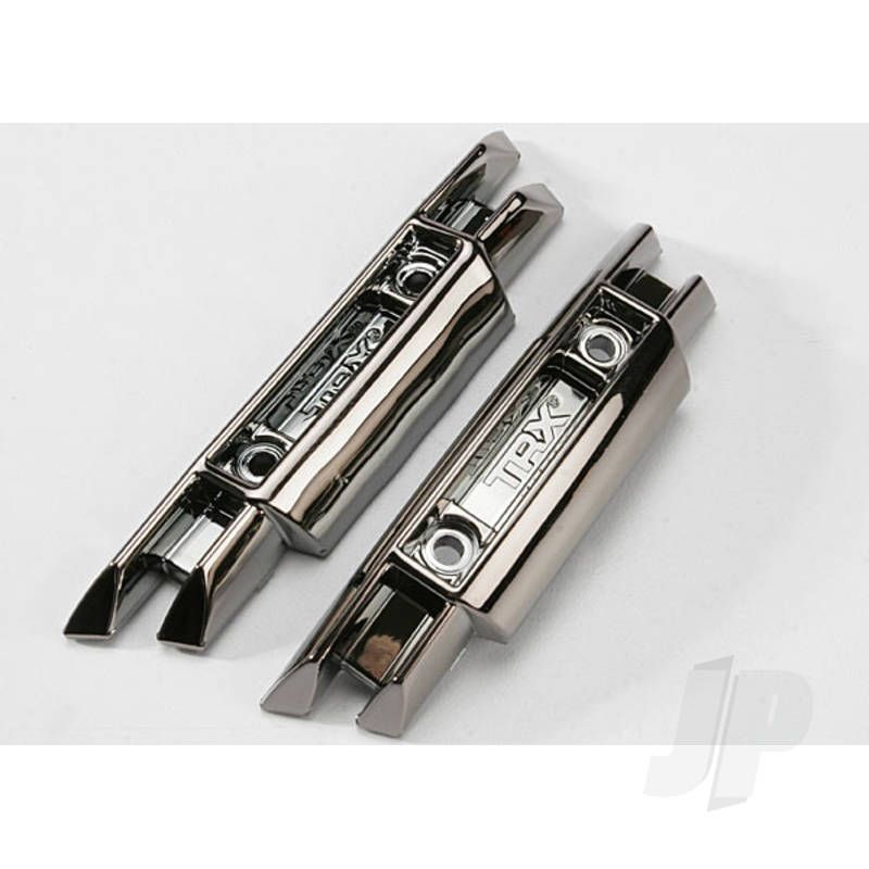 Traxxas Bumpers, Front And Rear (Black Chrome) (TRX5335X)