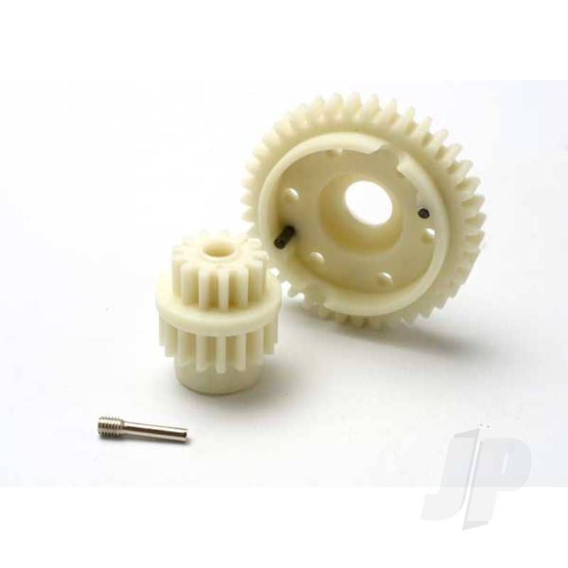 Traxxas Gear Set, 2-Speed Standard Ratio (2Nd Speed Gear 39T, 13T-17T Input Gears, Hardware) (TRX5385)