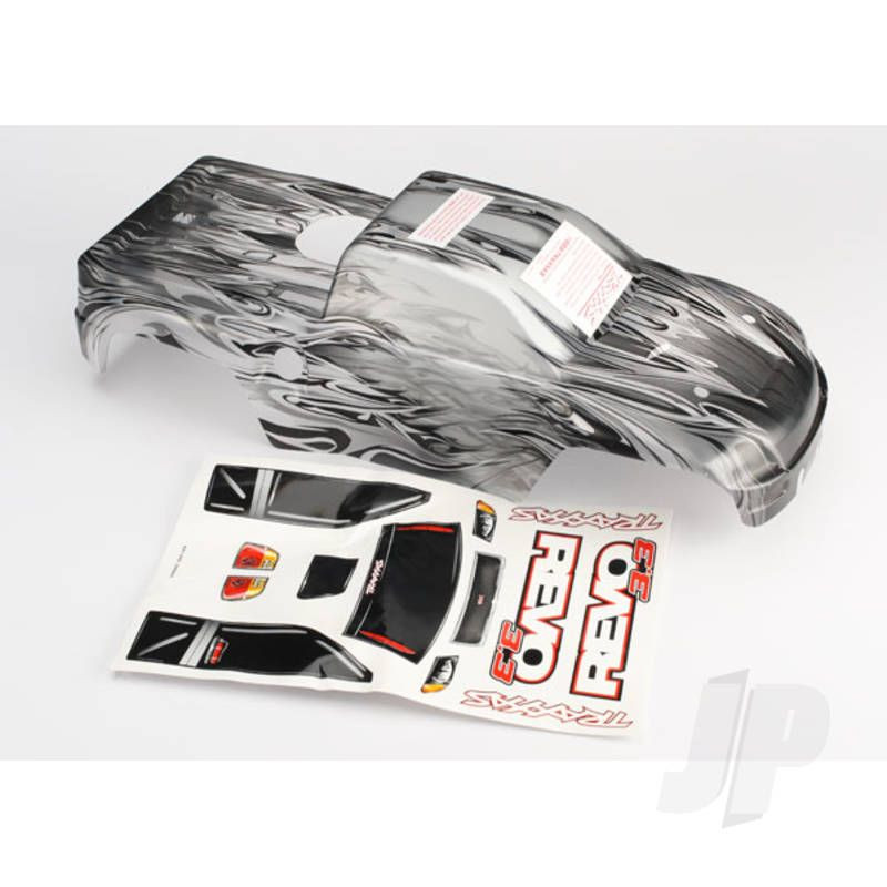 Traxxas Body, Revo 3.3, Prographix (Replacement For Painted Body. Graphics Are Printed, Requires Paint &amp; Final Colour Application) / Decal Sheet (TRX5387X)