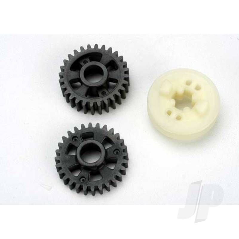 Traxxas Output Gears, Forward &amp; Reverse / Drive Dog Carrier (TRX5395)