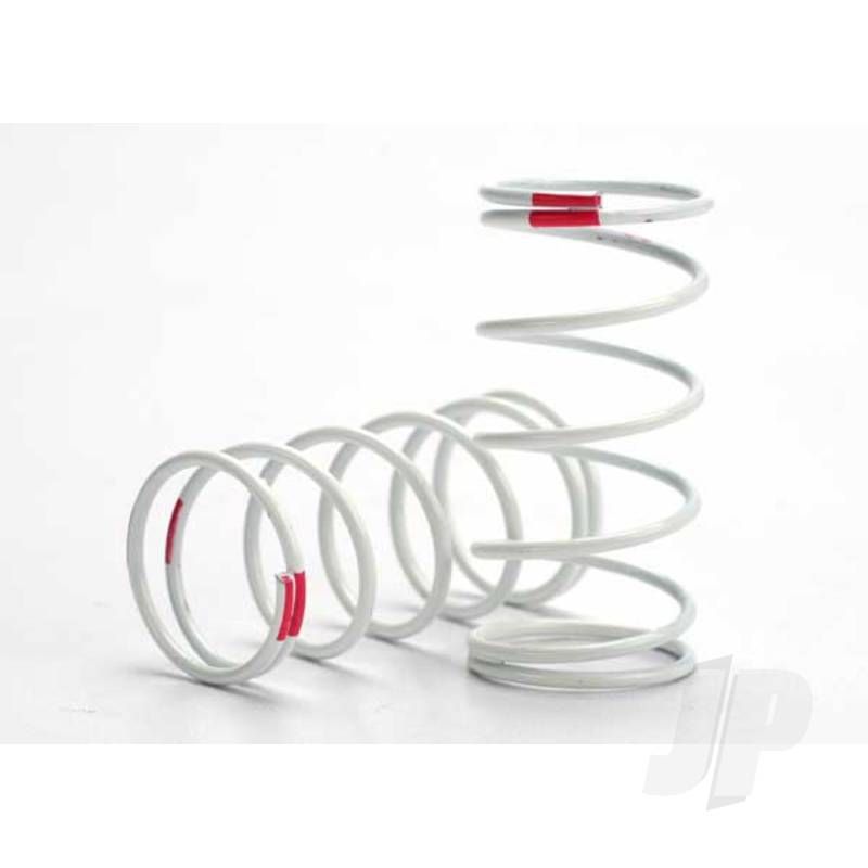 Traxxas Spring, Shock (White) (Gtr) (Std. Rear) (1.4 Rate Pink) (1 Pair) (TRX5433)