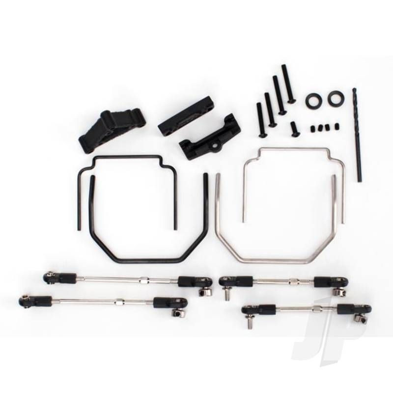 Traxxas Sway Bar Kit, Revo (Front And Rear) (Includes Thick And Thin Sway Bars And Adjustable Linkage) (Requires Part #5411 To Install Rear Bumper) (TRX5498)