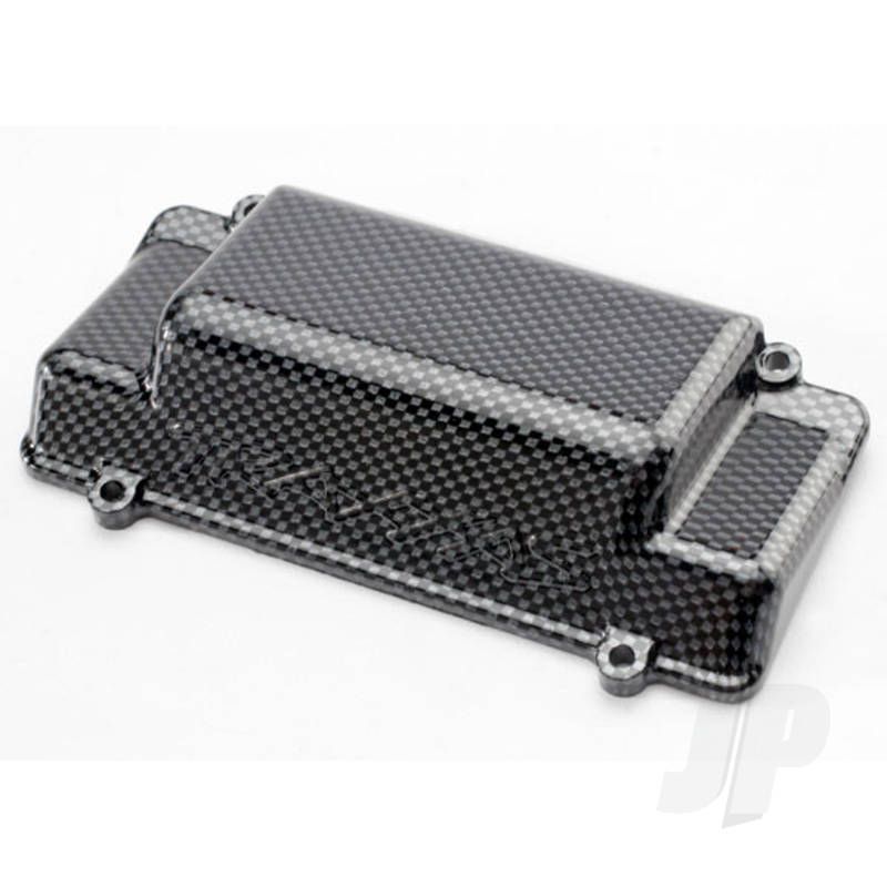Traxxas Battery Box Cover, Bumper (Rear), Exo-Carbon Finish (Jato) (TRX5515G)