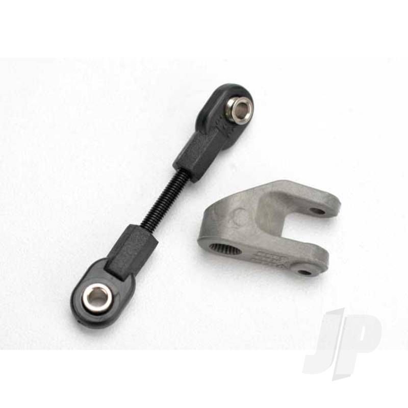 Traxxas Servo Horn, Steering / Linkage, Steering (3X30 Threaded Rod) / Rod Ends (2 Pcs) / Hollow Balls (2 Pcs) (TRX5545)