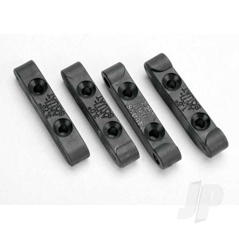Traxxas Mounts, Suspension Pin (Rear Anti-Squat Blocks) (1.5, 2.25, 3.0 &amp; 3.75 Degree) (1 Each) (TRX5559)
