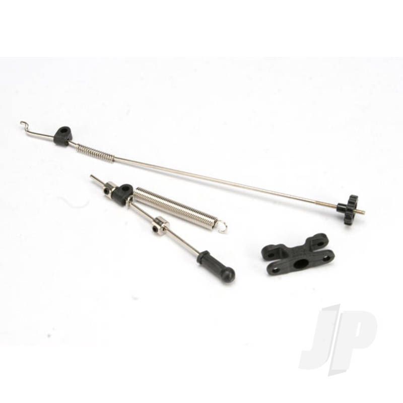 Traxxas Linkage Set, Throttle &amp; Brake (Jato) (Includes Servo Horn, Rod Guides, Brake Spring, Brake Adjustment Dial, Rods (Wires), Throttle Return Spring, Hardware) (TRX5568)
