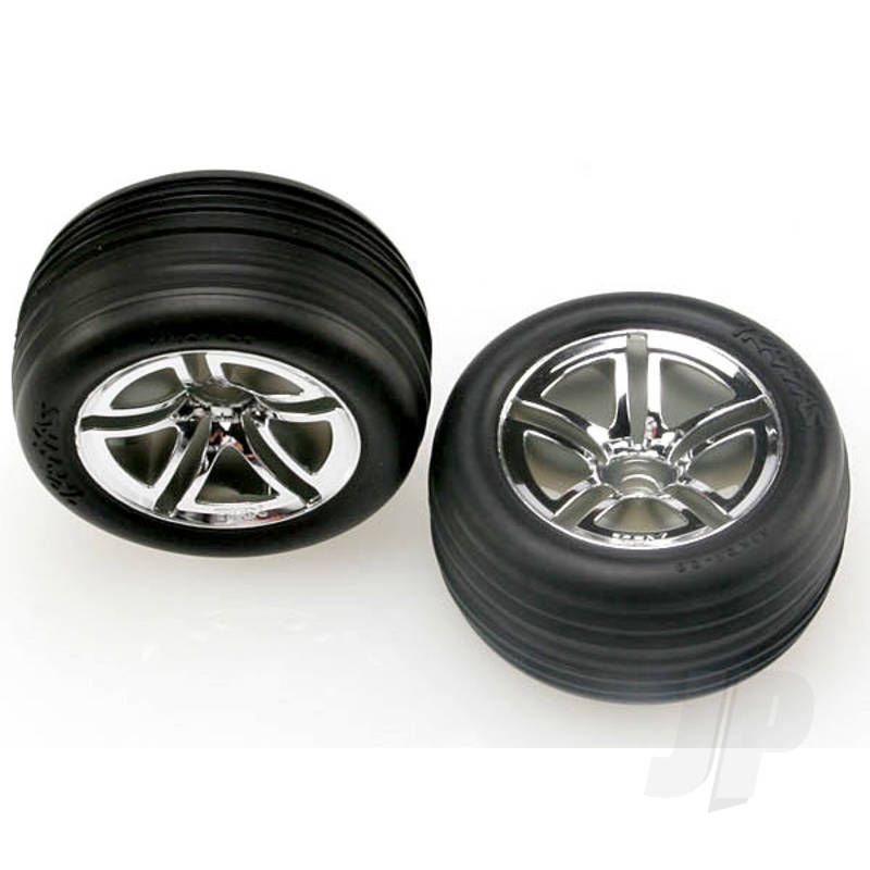 Traxxas Tyres And Wheels, Assembled Glued (2.8In) (2 Pcs) (TRX5574R)