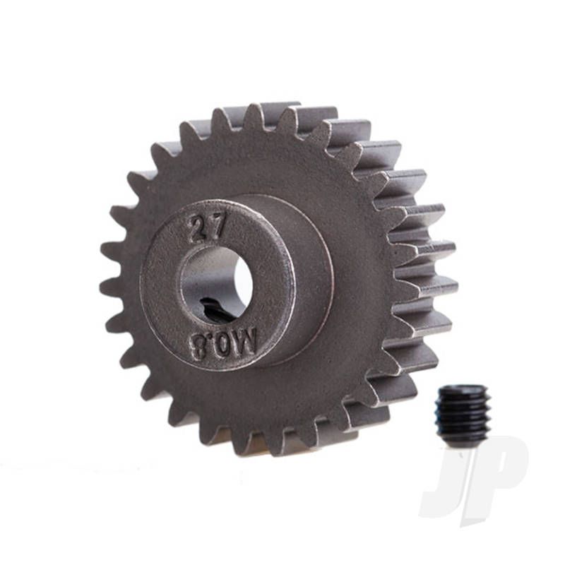 Traxxas 27-T Pinion Gear (0.8 Metric Pitch) Set (Fits 5Mm Shaft) (TRX5647)