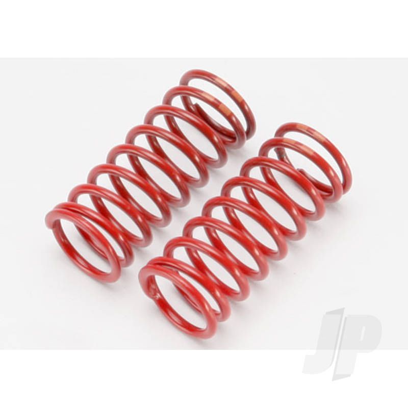 Traxxas Spring, Shock (Red) (Long) (Gtr) (5.4 Rate Double Orange Stripe) (1 Pair) (TRX5649)