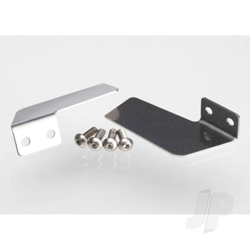 Traxxas Turn Fins, Left &amp; Right / 4X12Mm Bcs (Stainless) (4 Pcs) (TRX5732)