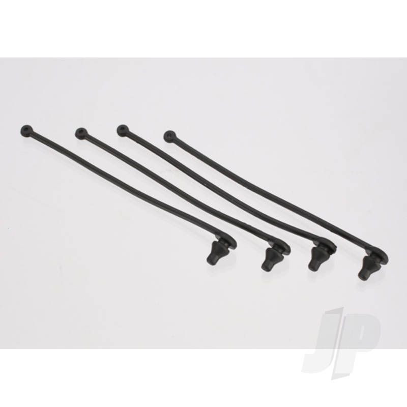 Traxxas Body Clip Retainer, Black (4 Pcs) (TRX5750)