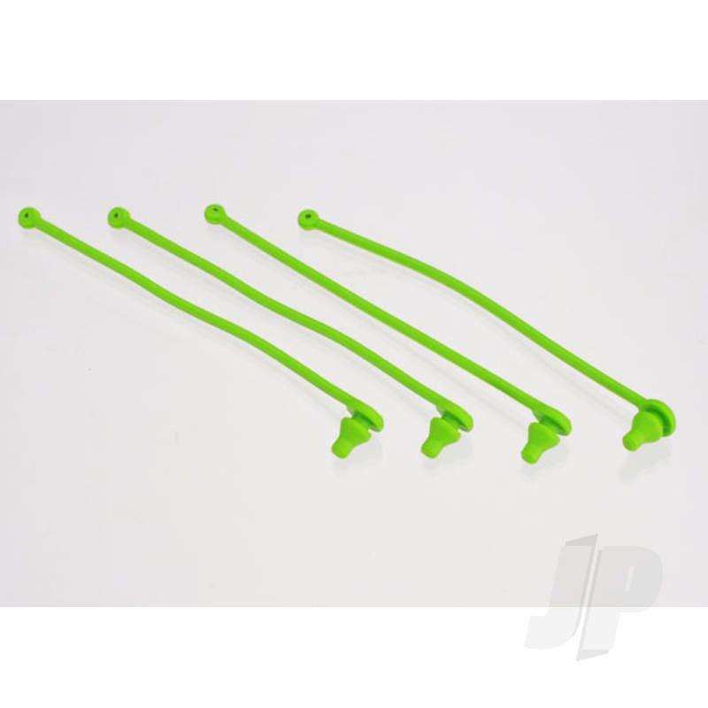 Traxxas Body Clip Retainer, Green (4 Pcs) (TRX5753)