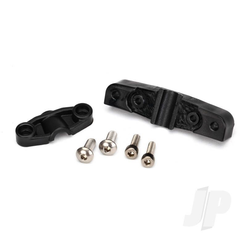 Traxxas Mount, Stuffing Tube (Upper &amp; Lower) / 4X10Mm Bcs (Stainless) (2 Pcs) / 3X10Mm Cs (Stainless) (2 Pcs) (TRX5778)