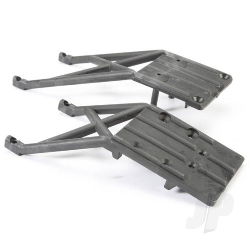 Traxxas Skidplates, Front &amp; Rear (Black) (TRX5837)