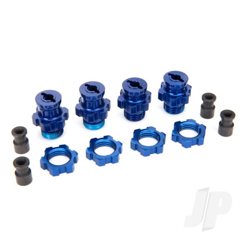 Traxxas Splined Wheel Hub &amp; Wheel Nut Set (4 Pcs) (TRX5853X)