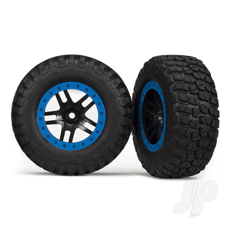 Traxxas Tyre And Wheel Assembly (2 Pcs) (TRX5883A)