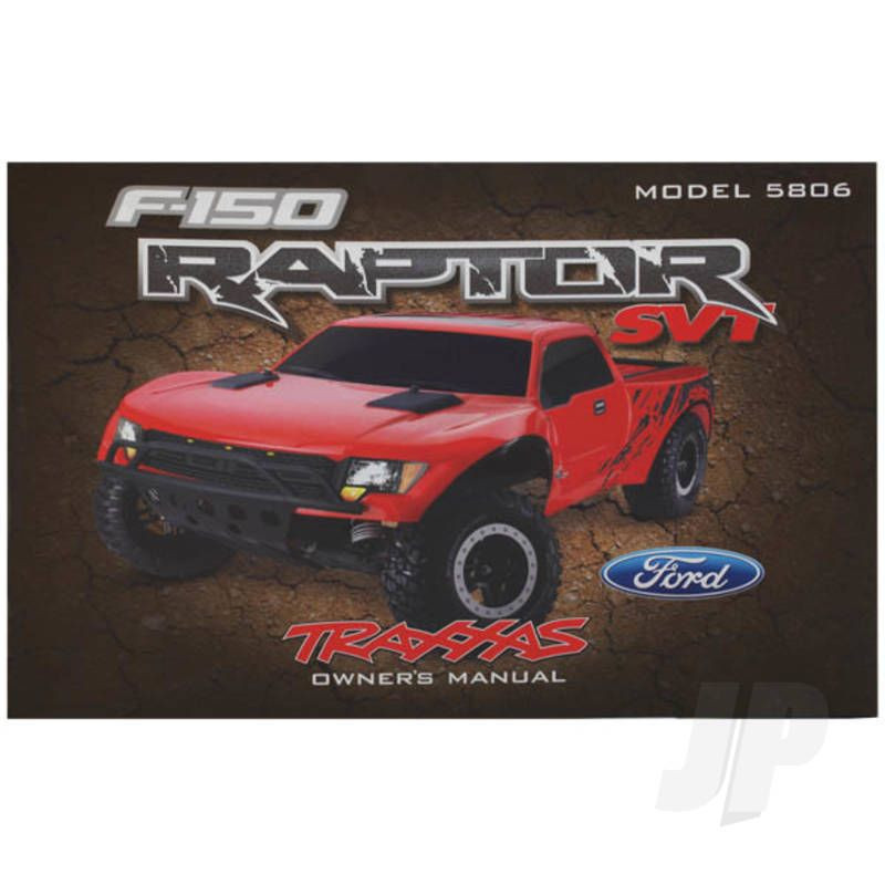 Traxxas Owner&#039;S Manual, Ford Raptor (TRX5897)