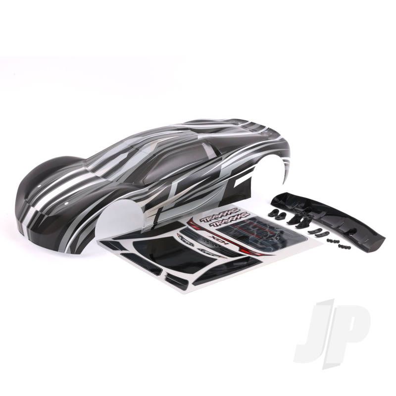 Traxxas Body, Xo-1, Prographix (Graphics Are Printed, Requires Paint &amp; Final Color Application)/ Wing/ Wing Washers (Left &amp; Right)/ Wing Mounts (2)/ Washers (2)/ 4X10Mm Bcs (4)/ 4X12Mm Bcs (4)/ Decals (TRX6412X)