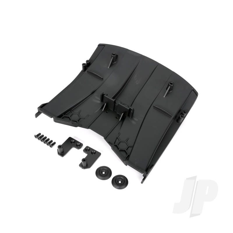 Traxxas Diffuser, Rear/ Diffuser Wing (Left &amp; Right)/ Washers (2)/ 3X10Mm Ccs (6) (TRX6436X)