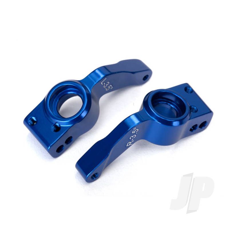 Traxxas Axle Carriers, Rear, 6061-T6 Aluminium, Left &amp; Right (Blue-Anodised) (TRX6455)