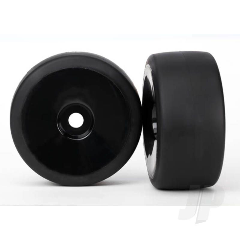 Traxxas Tyres And Wheels, Assembled Glued Slick Tyres (Front) (2 Pcs) (TRX6475)