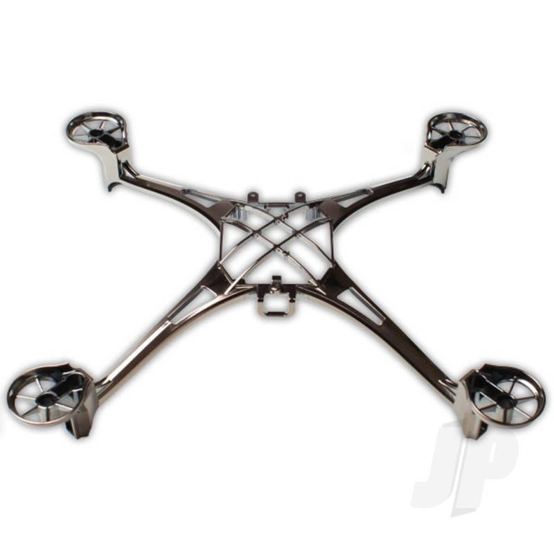 Traxxas Main Frame (Black Chrome) / 1.6X5Mm Bcs (Self-Tapping) (4 Pcs) (TRX6623X)