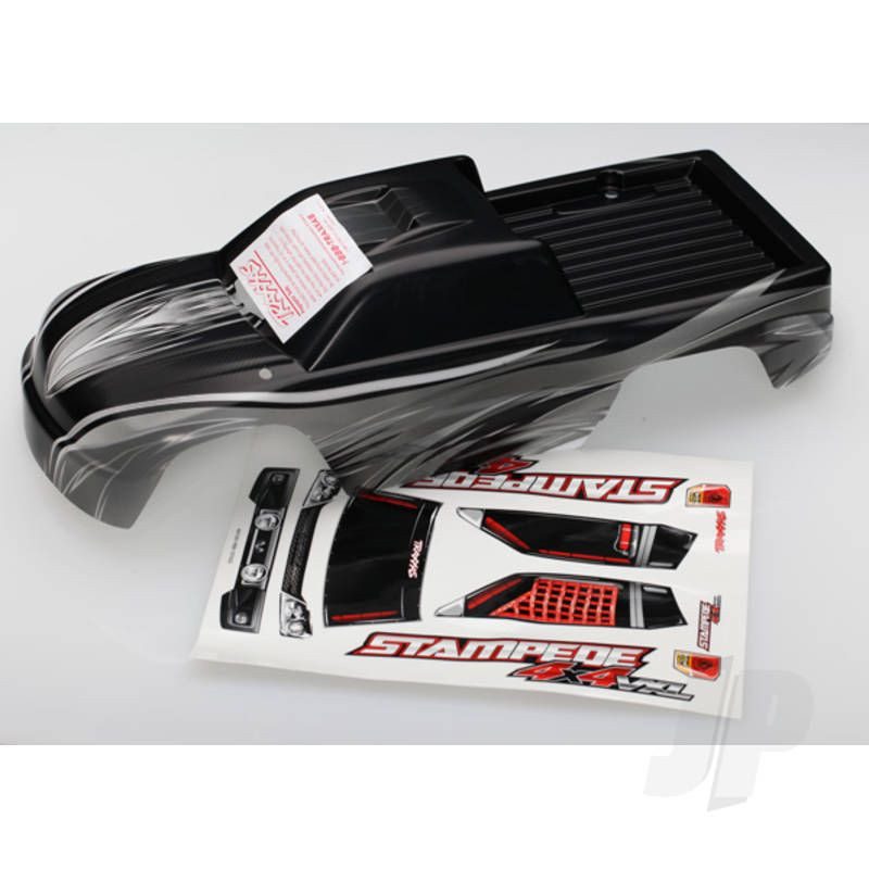 Traxxas Body, Stampede 4X4 Vxl, Prographix (Graphics Are Printed, Requires Paint &amp; Final Colour Application) / Decal Sheet (TRX6711X)
