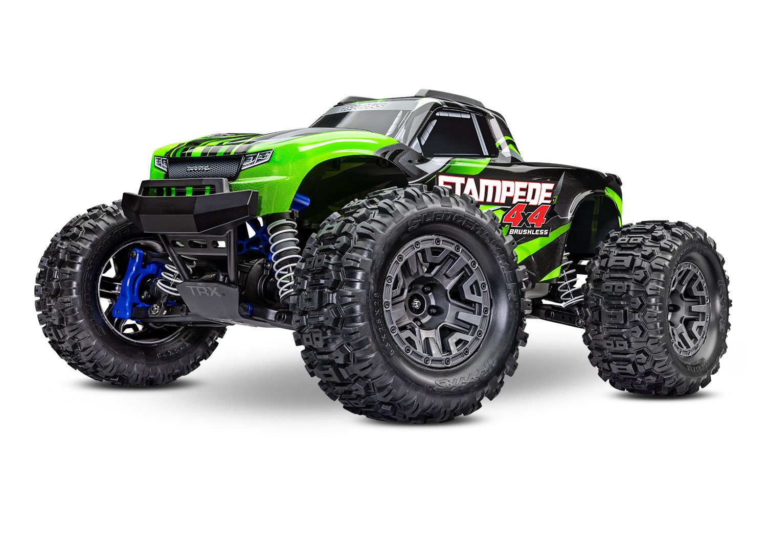 Traxxas Stampede 4X4 Brushless BL-2S RTR - Green (TRX67154-4-GRN)