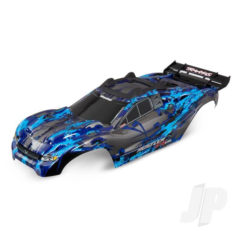 Traxxas Body, Rustler 4X4, Silver (TRX6717X)