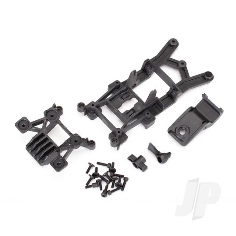Traxxas Body Mounts, Front &amp; Rear / 3X12Mm Cs (4 Pcs) / 3X12Mm Shoulder Screw (2 Pcs) / 3X10Mm Flat-Head Machine Screw (8 Pcs) / 3X12Mm Bcs (1Pc) (TRX6720)