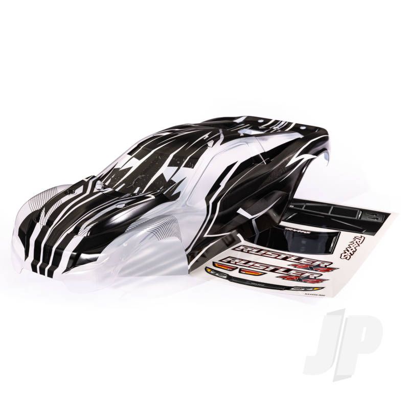 Traxxas Body, Rustler 4X4, Prographix (Graphics Are Printed, Requires Paint &amp; Final Colour Application)/ Decal Sheet (TRX6734L)