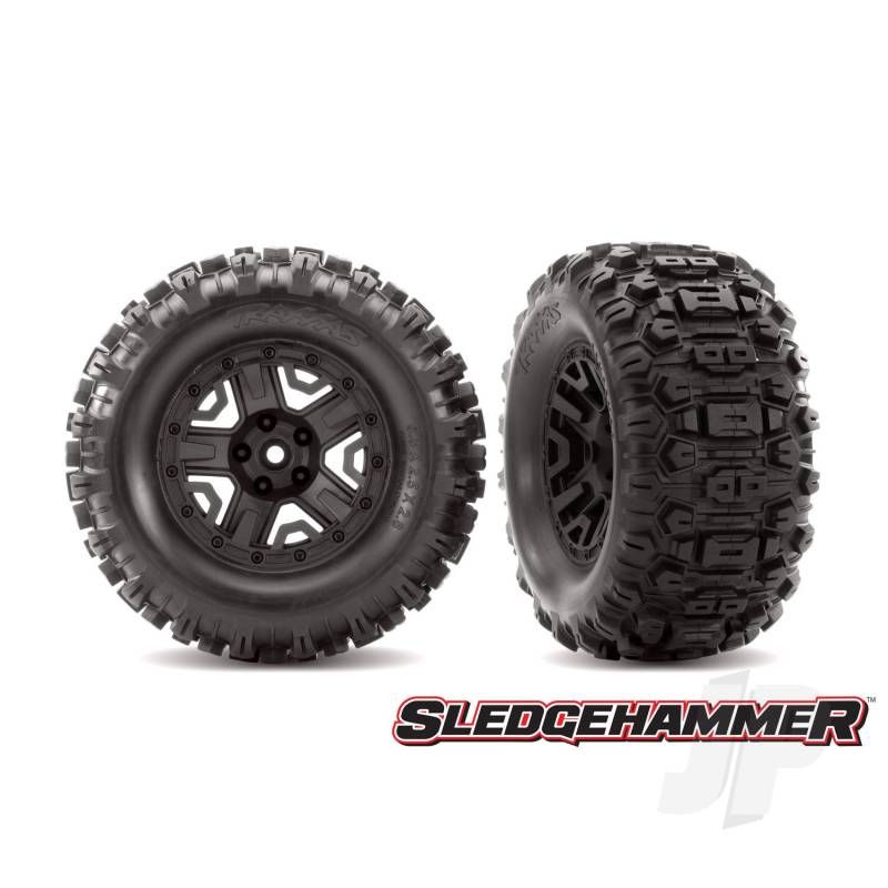 Traxxas Tyres And Wheels, Assembled Glued 2.8In (2 Pcs) (TRX6792)