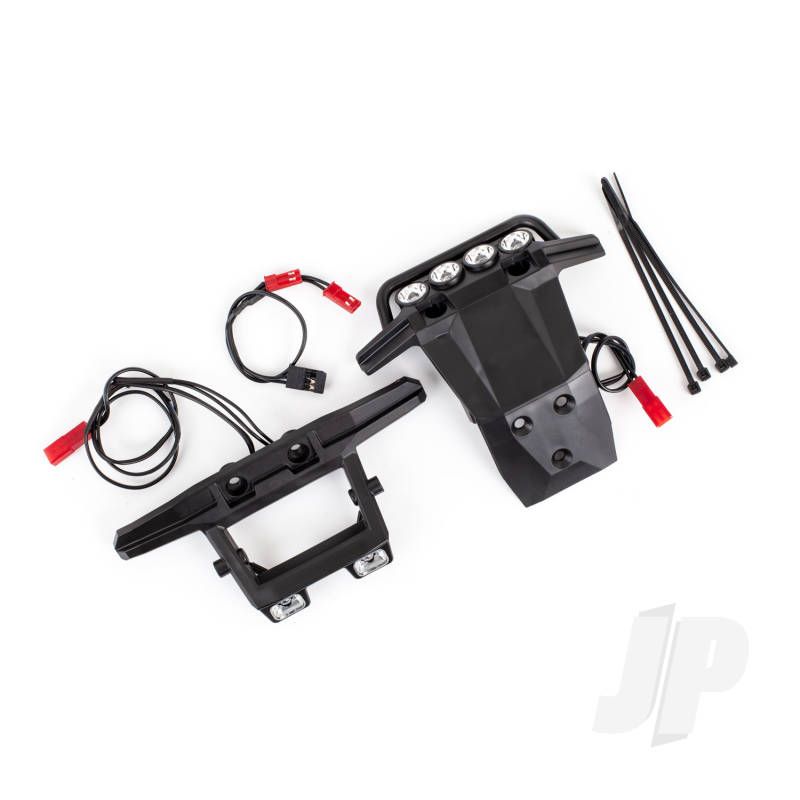 Traxxas Led Light Set, Complete (Includes Front And Rear Bumpers With Led Light Bar, Rear Led Harness, &amp; Bec Y-Harness) (Fits 4Wd RustlerÃ£â€šÃ‚Â¨) (TRX6793)