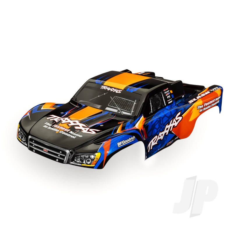 Traxxas Body, Slash Vxl 2Wd (Also Fits Slash 4X4), Orange &amp; Blue (Painted, Decals Applied) (TRX6812T)