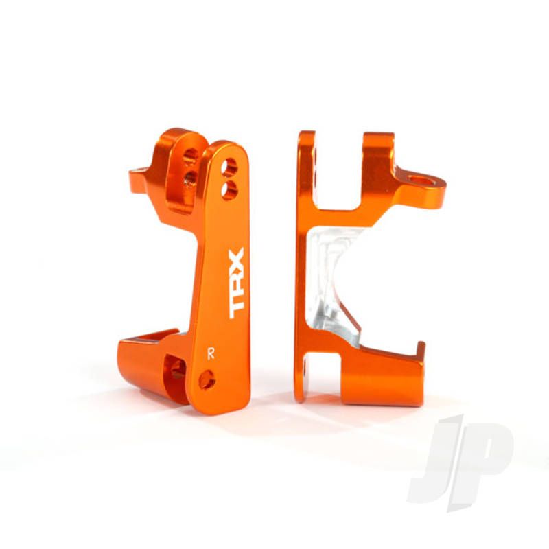 Traxxas Caster Blocks (C-Hubs), 6061-T6 Aluminium (Orange-Anodised), Left &amp; Right (TRX6832A)