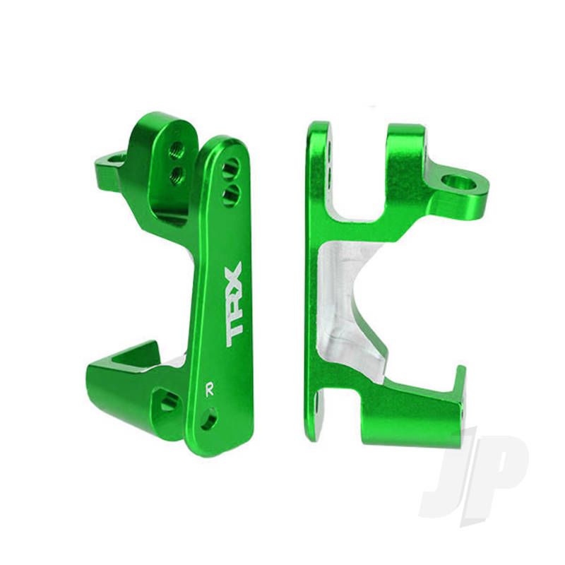 Traxxas Caster Blocks (C-Hubs), 6061-T6 Aluminium (Green-Anodised), Left &amp; Right (TRX6832G)