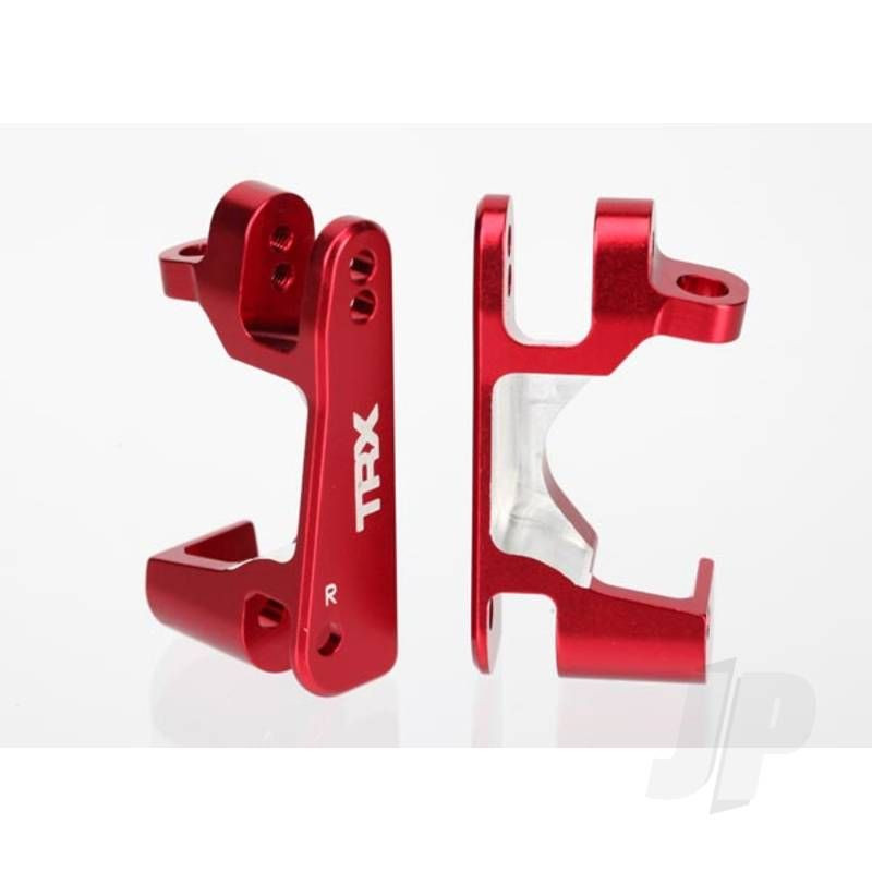 Traxxas Caster Blocks (C-Hubs), 6061-T6 Aluminium (Red-Anodised), Left &amp; Right (TRX6832R)