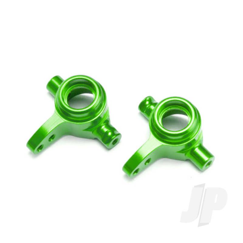 Traxxas Steering Blocks, 6061-T6 Aluminium (Green-Anodised), Left &amp; Right (TRX6837G)