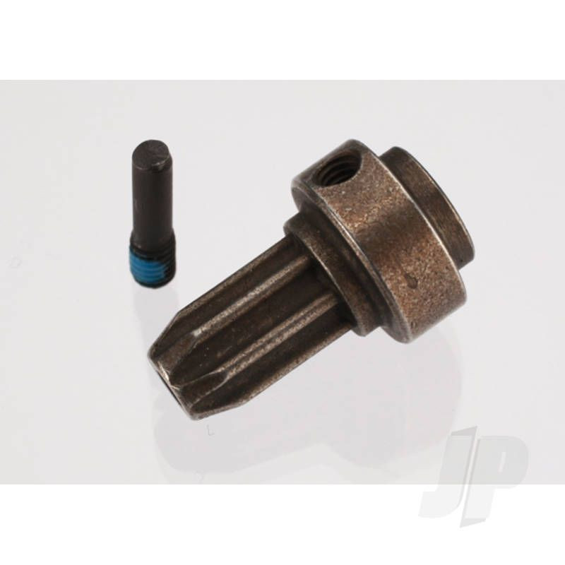Traxxas Drive Hub, Front, Hardened Steel (1Pc) / Screw Pin (1Pc) (TRX6888X)