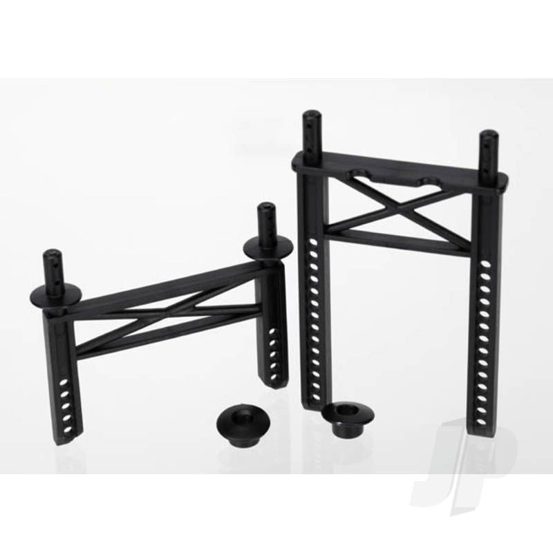 Traxxas Body Mounts, Front &amp; Rear / Body Washer, Rear (2 Pcs) (TRX7216)