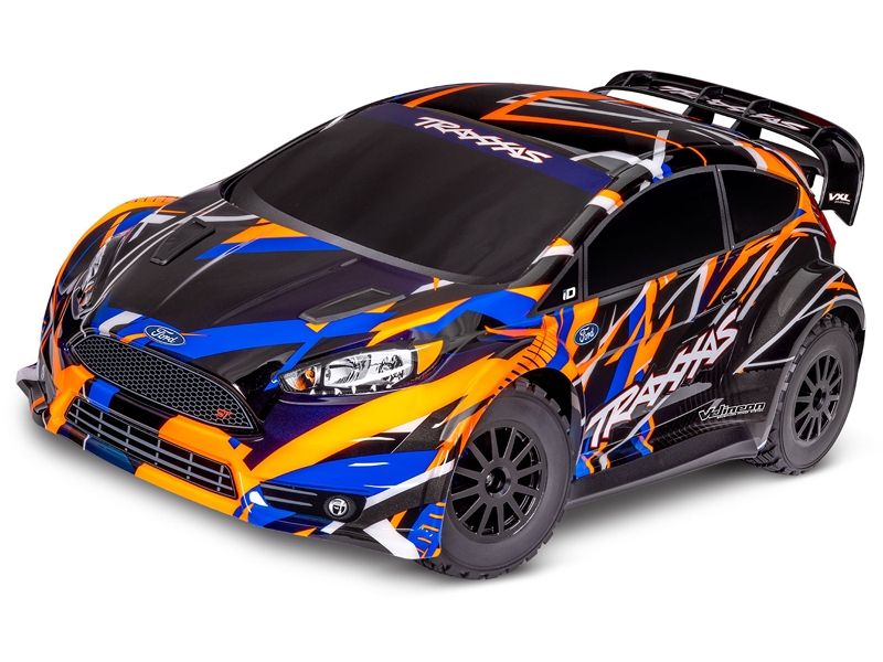 Traxxas Ford Fiesta ST Rally VXL Brushless - Orange (TRX74276-4-ORNG)