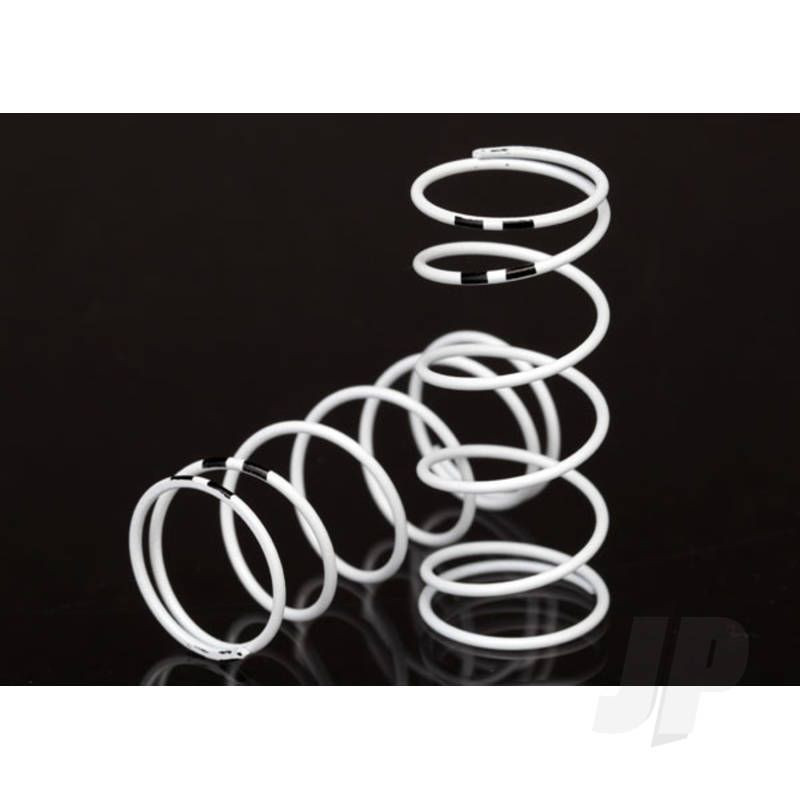 Traxxas Spring, Shock, White (Gtr Long) (0.767 Rate Black) (1 Pair) (TRX7444)